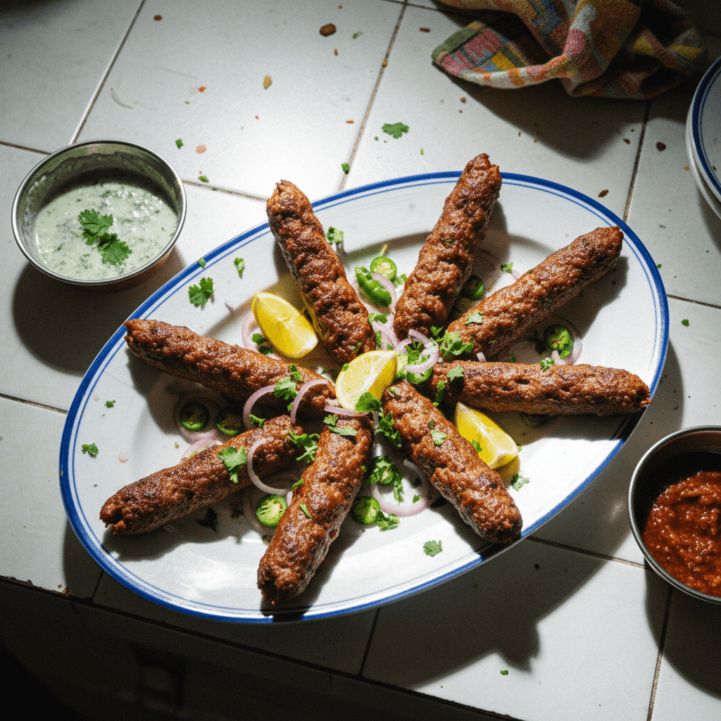 Lahori Seekh Kabab - Restaurant Style