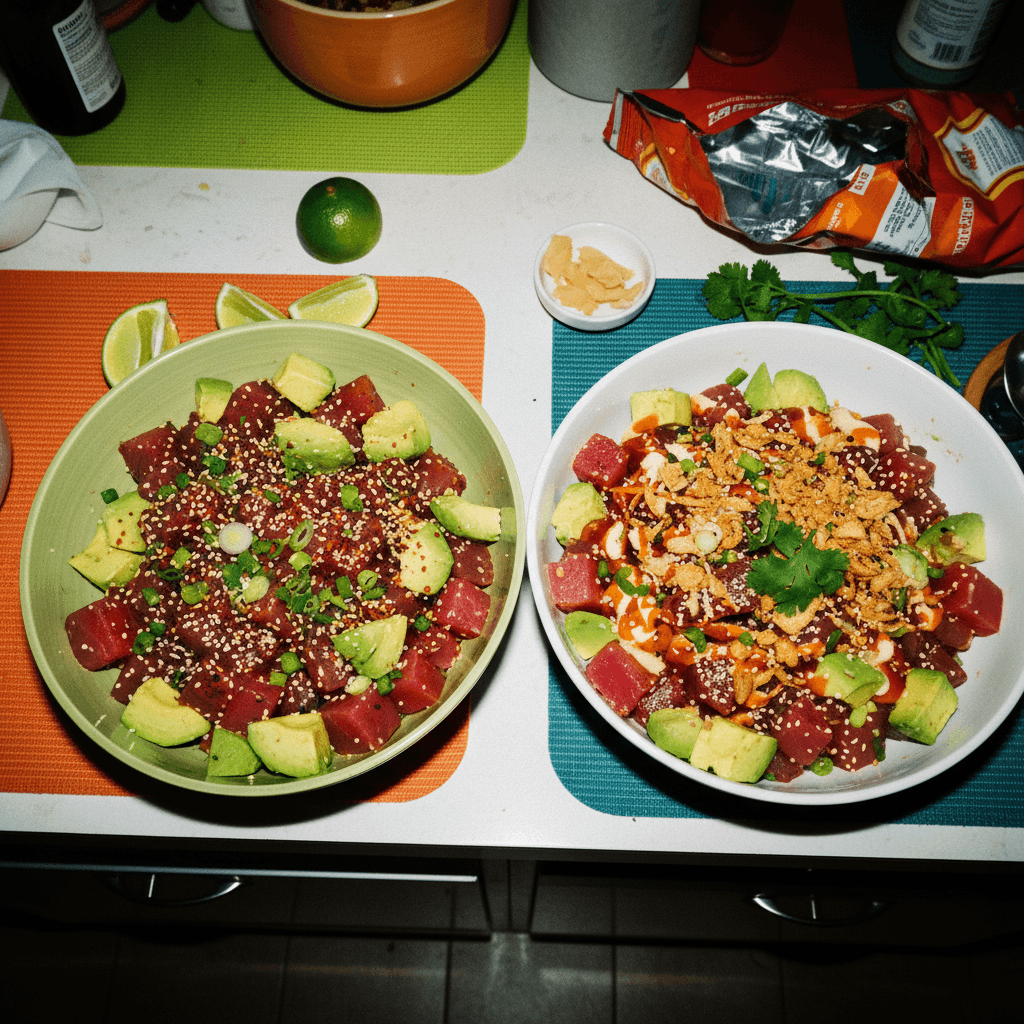 Bristol Farms Ahi Tuna Poke Bowls with Avocado