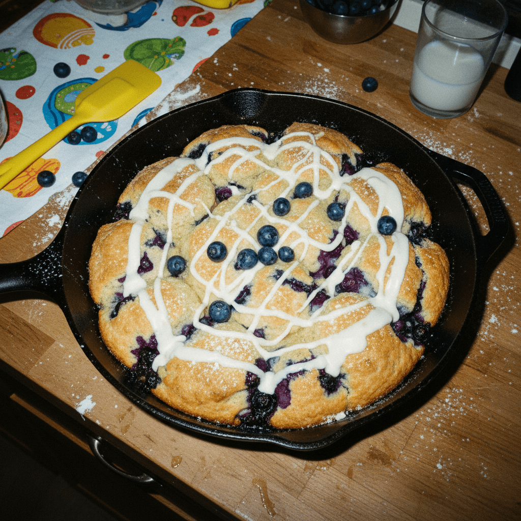 Blueberry Swim Biscuits