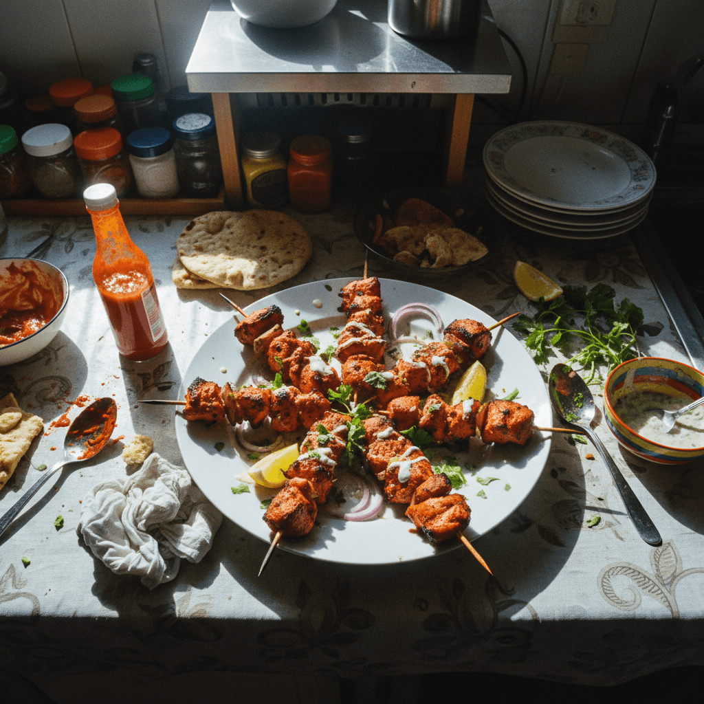 Tandoori Chicken Kebabs