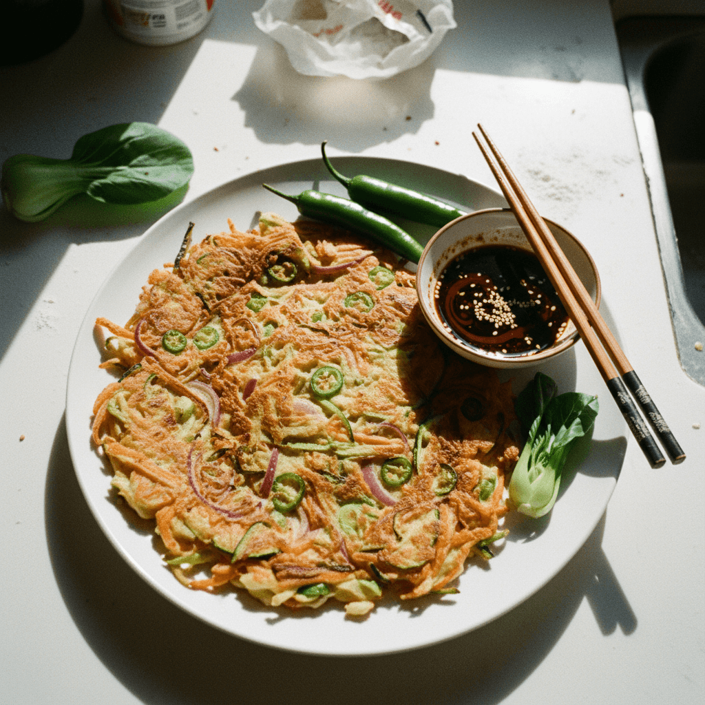 Yachaejeon (Korean Vegetable Pancakes)