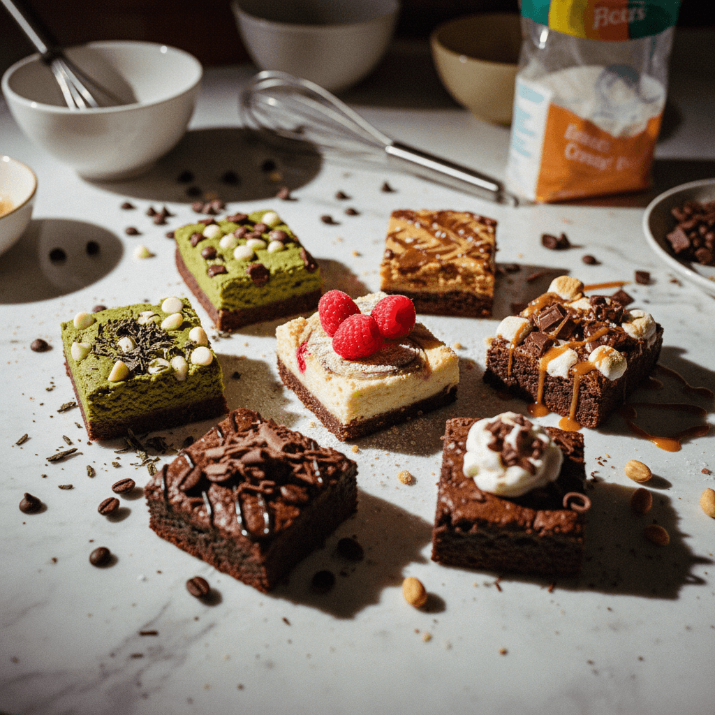 Irresistible Gourmet Brownie Collage