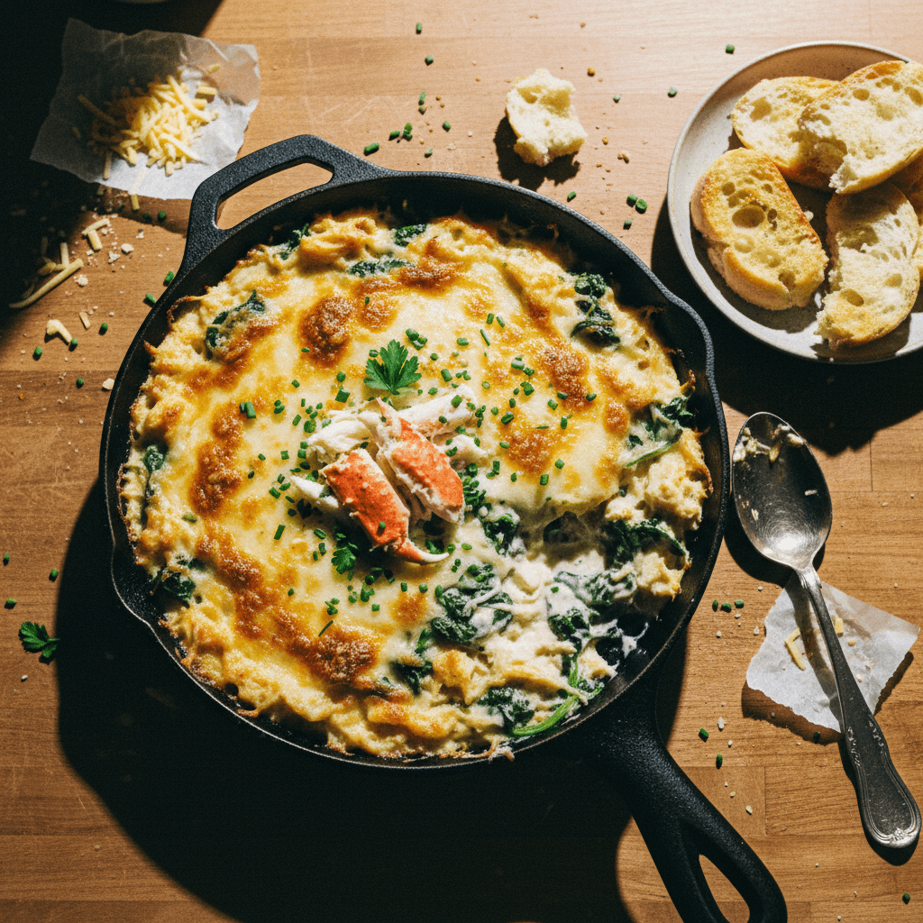 Jumbo Crab & Spinach Dip