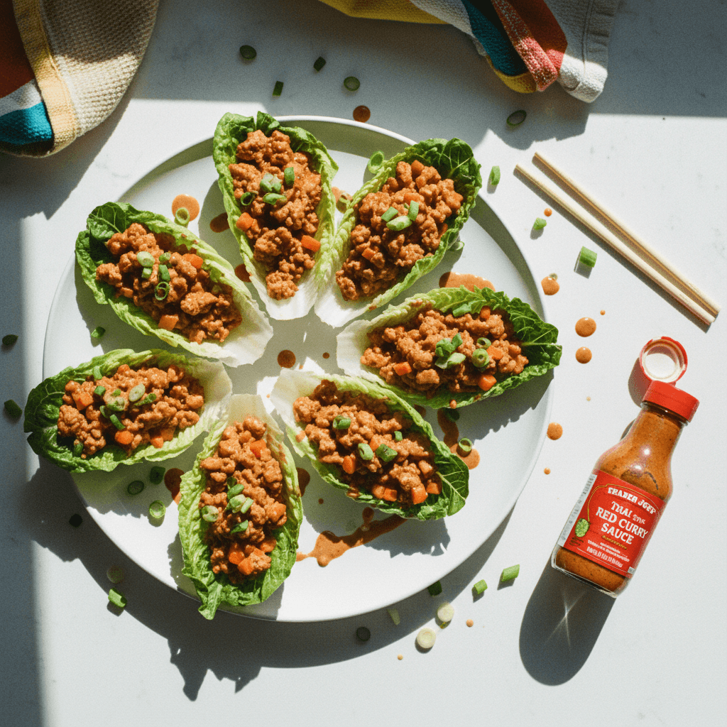 Trader Joe’s Thai Red Curry Lettuce Wraps