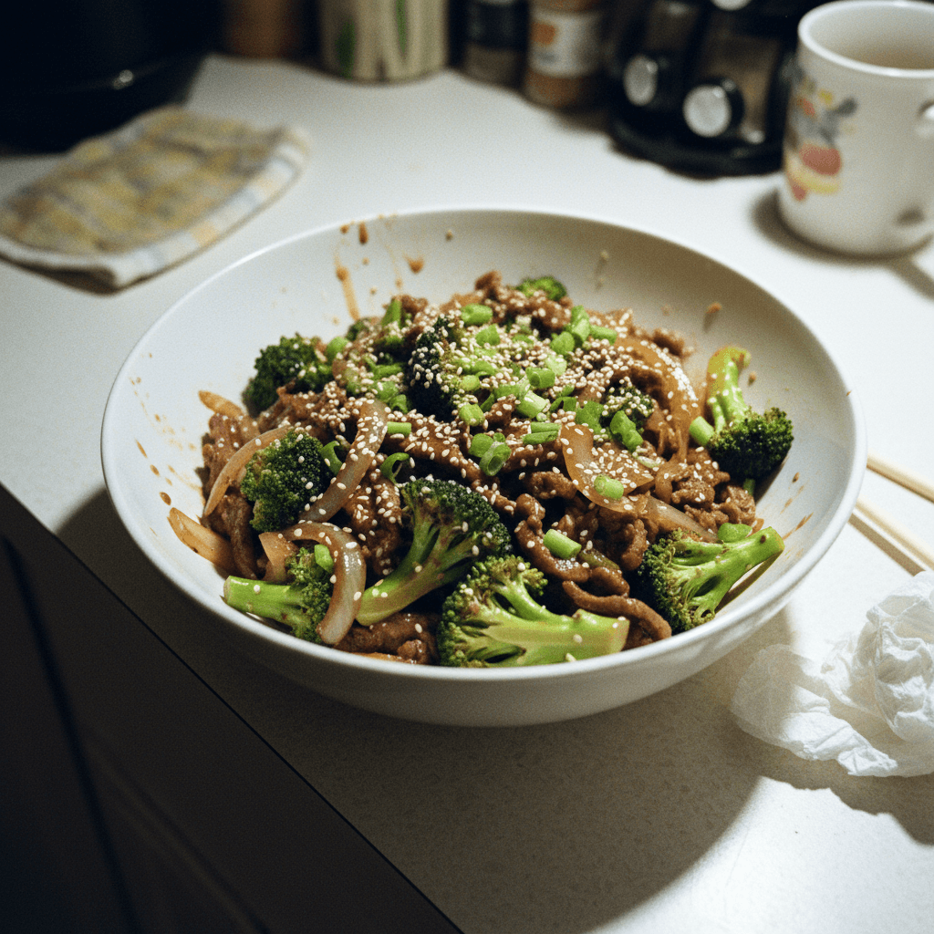 Easy, Healthy Beef and Broccoli Stir-fry
