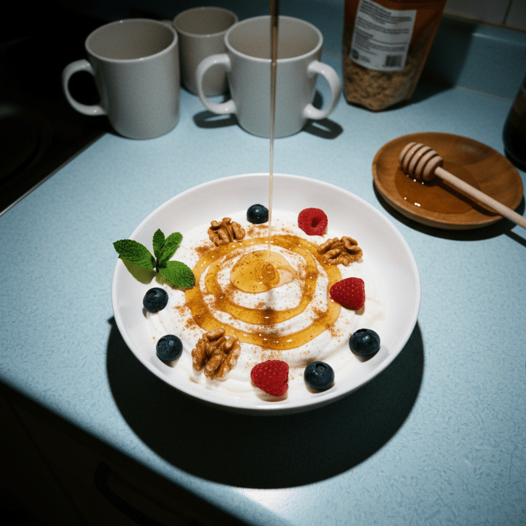 Greek Yogurt with Honey Drizzle