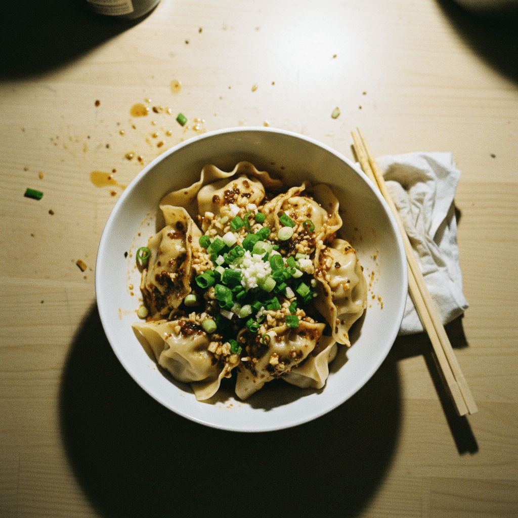 Spicy Wontons (Din Tai Fung-Style)