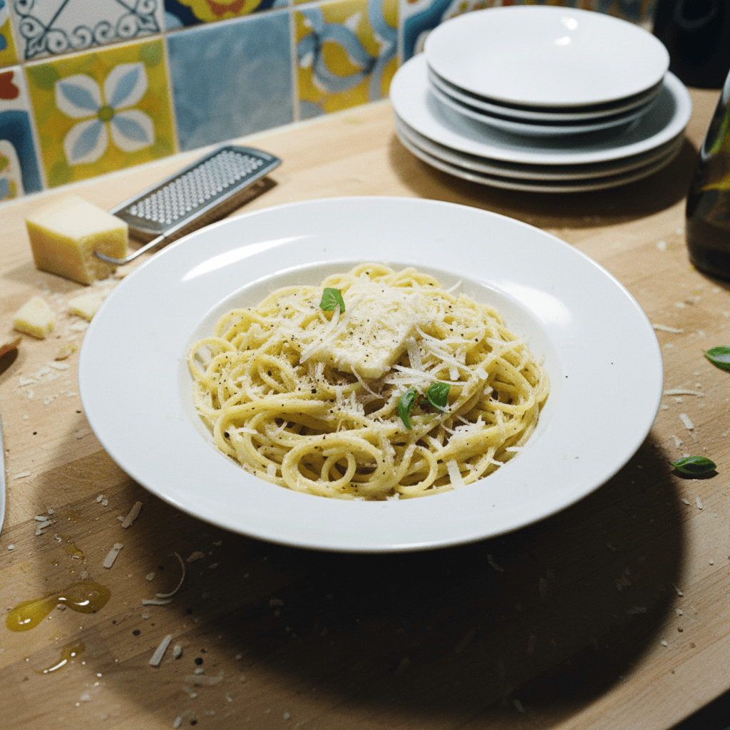 Pasta with Butter and Parmigiano