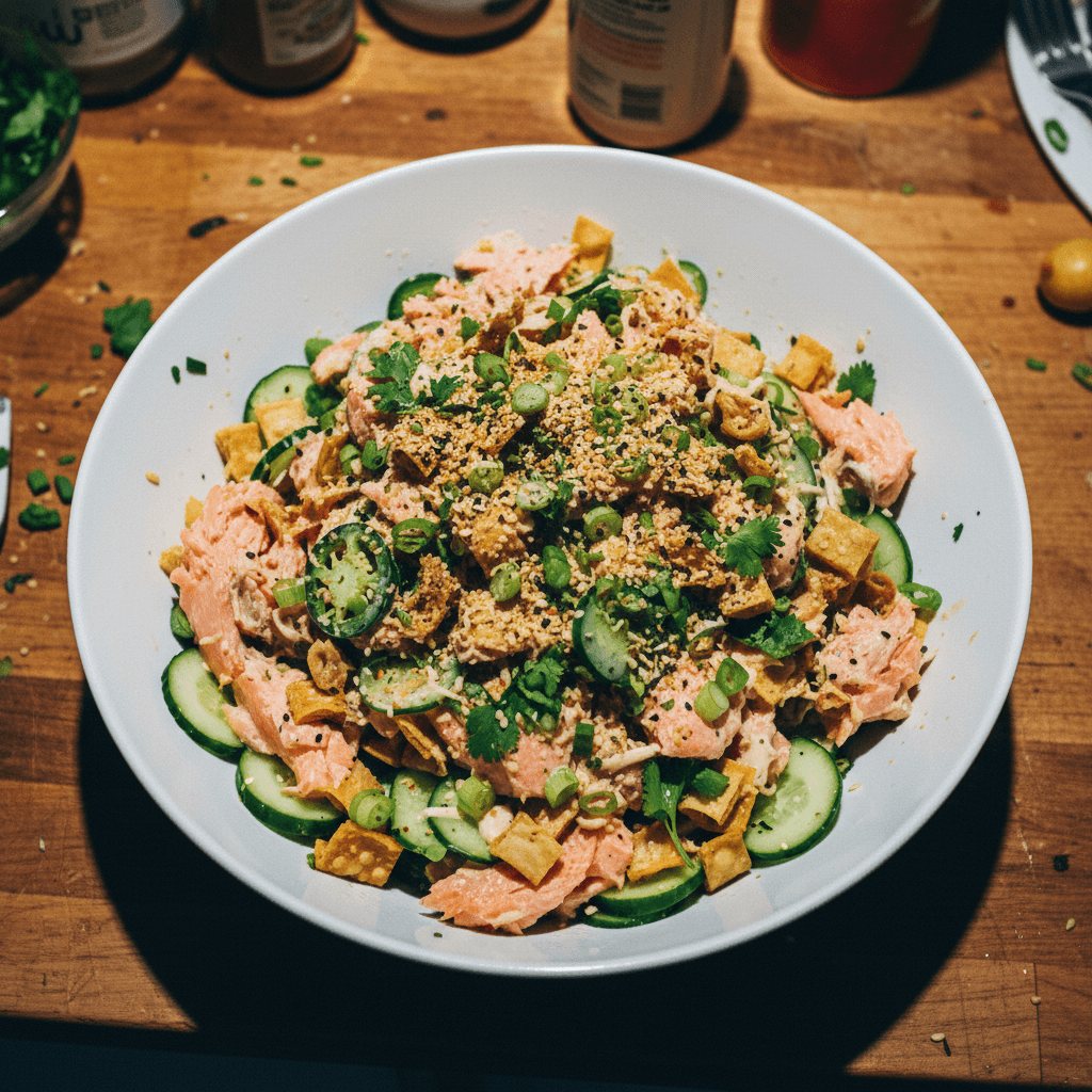 Asian Inspired Salmon Salad