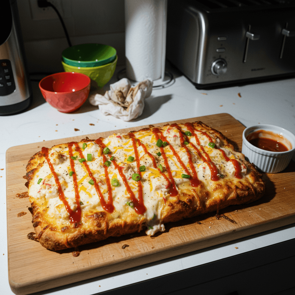 Crab Rangoon Cheesy Bread