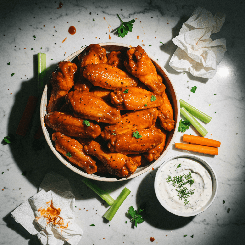 Sweet & Spicy Buffalo-Style Wings