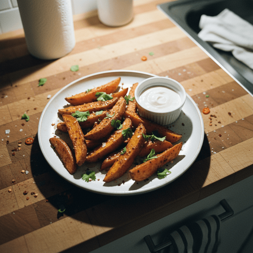 Spicy Sweet Potato Wedges