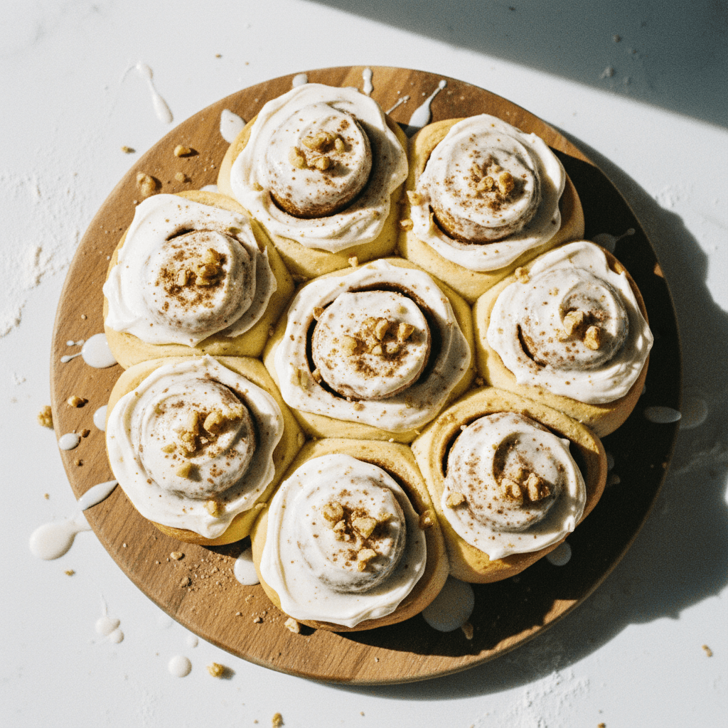 Healthier Bakery Style Cinnamon Rolls