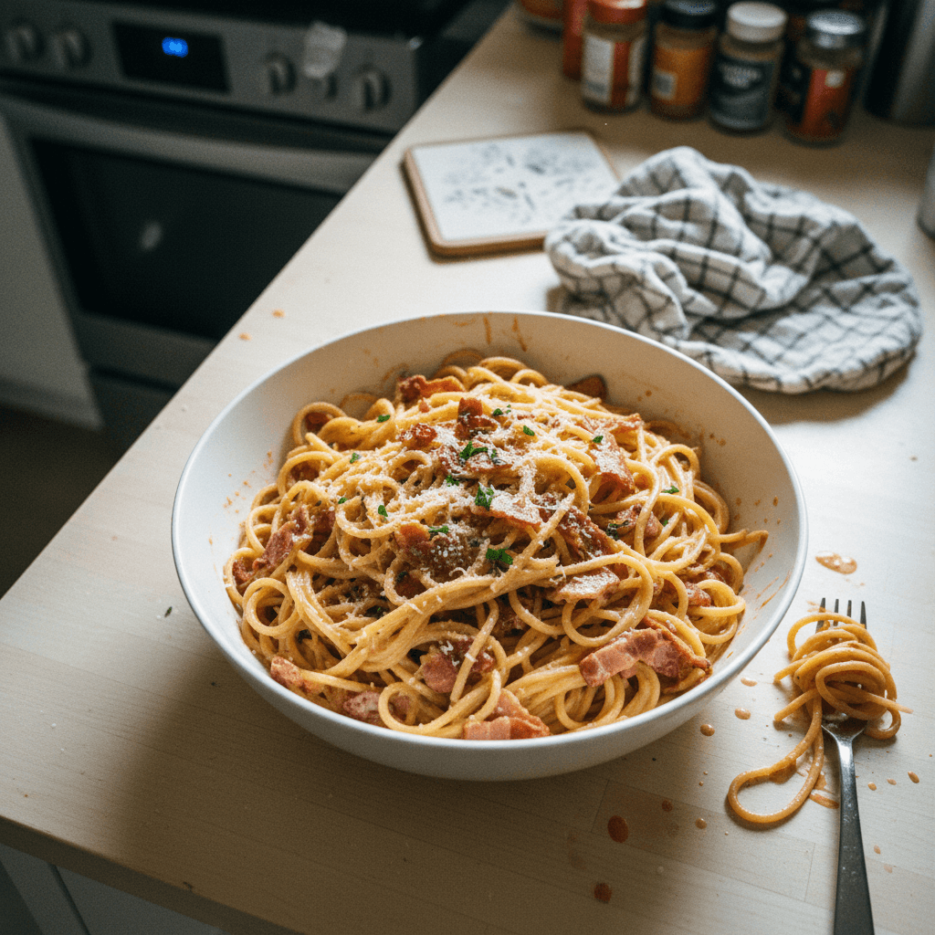 Creamy Bacon One Pot Pasta
