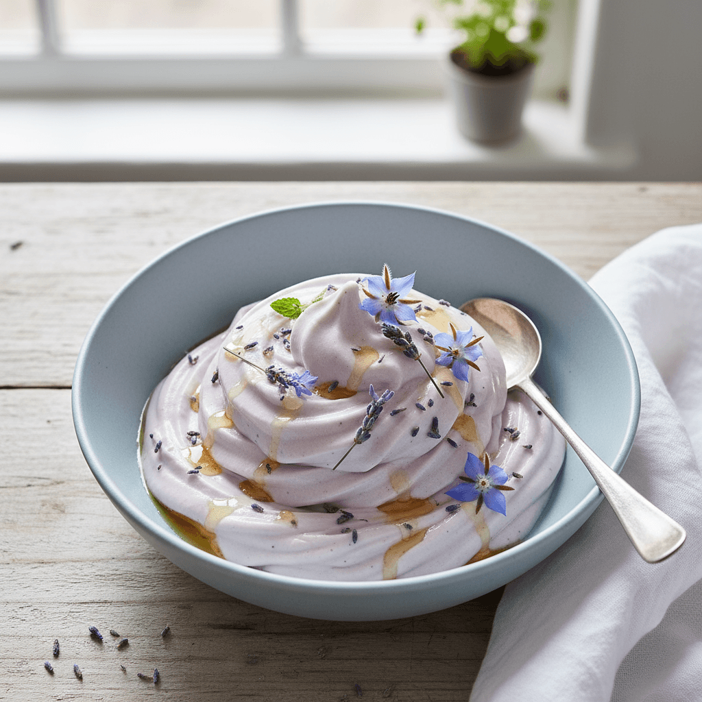 Honey Lavender Frozen Yogurt