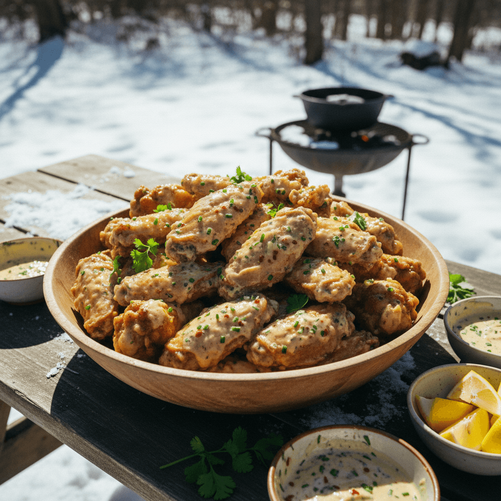Cowboy Butter Ranch Chicken Wings