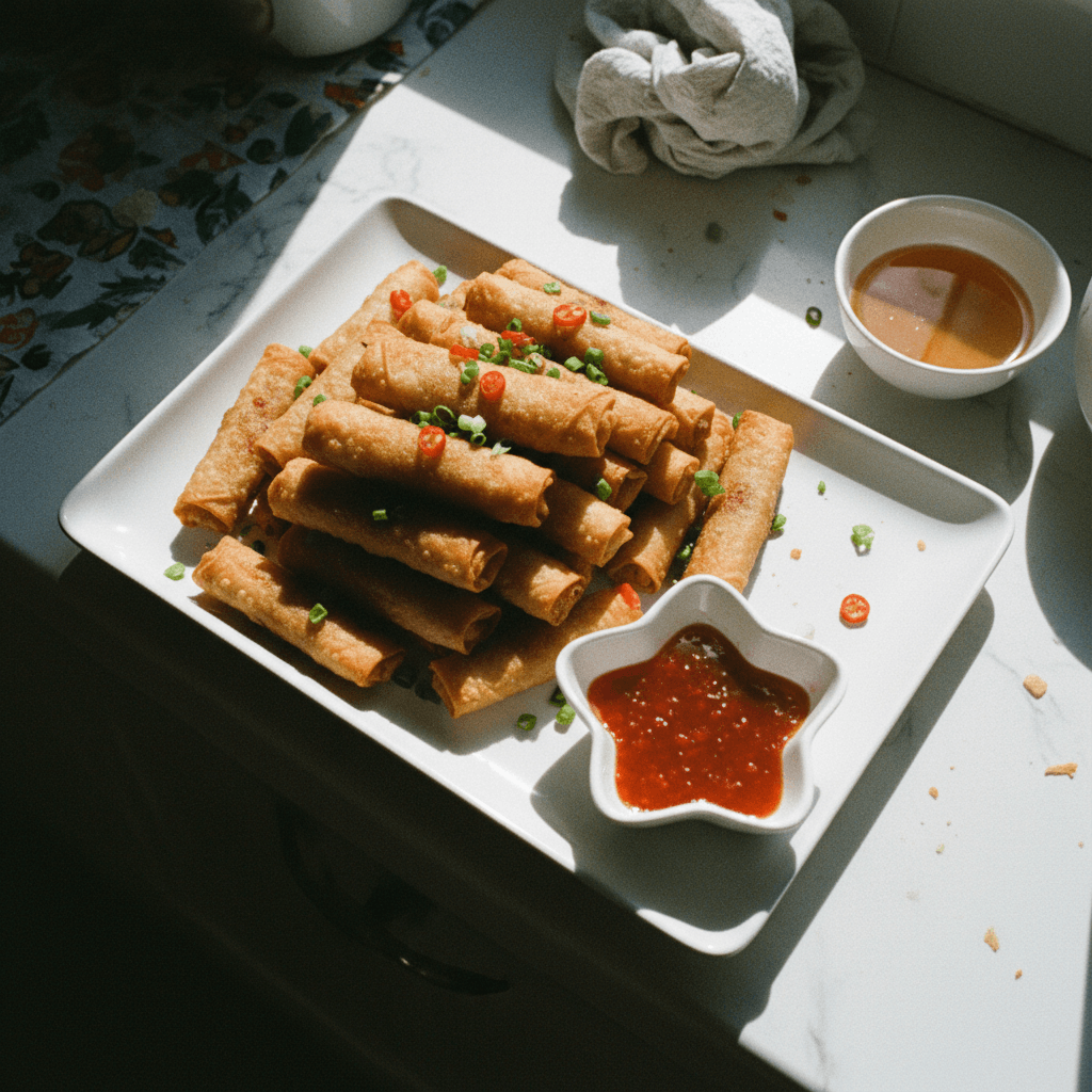Rapea Filippiiniläinen Shanghai Lumpia