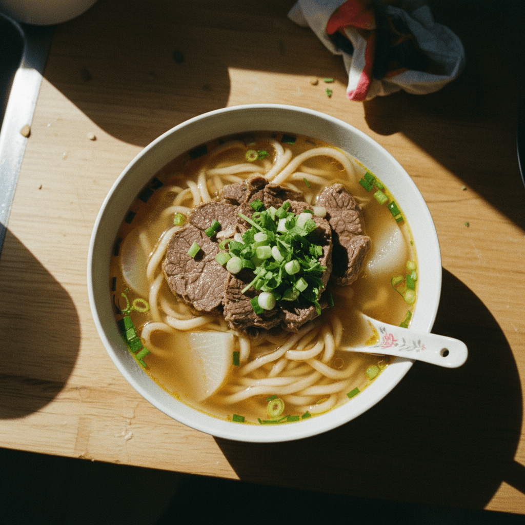 Beef Brisket Noodle Soup (清燉牛腩湯)
