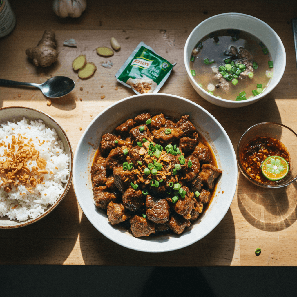 Beef Pares Overload