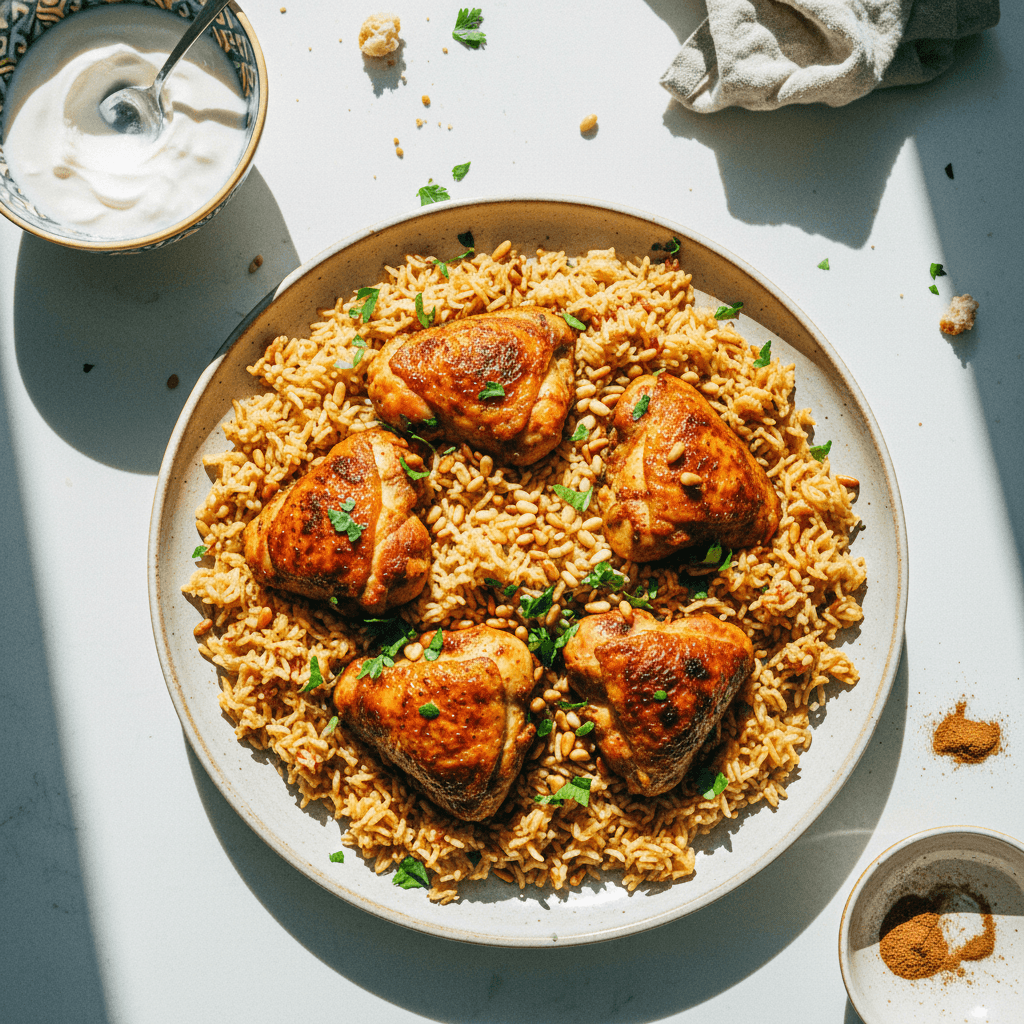 Palestinian Chicken & Rice