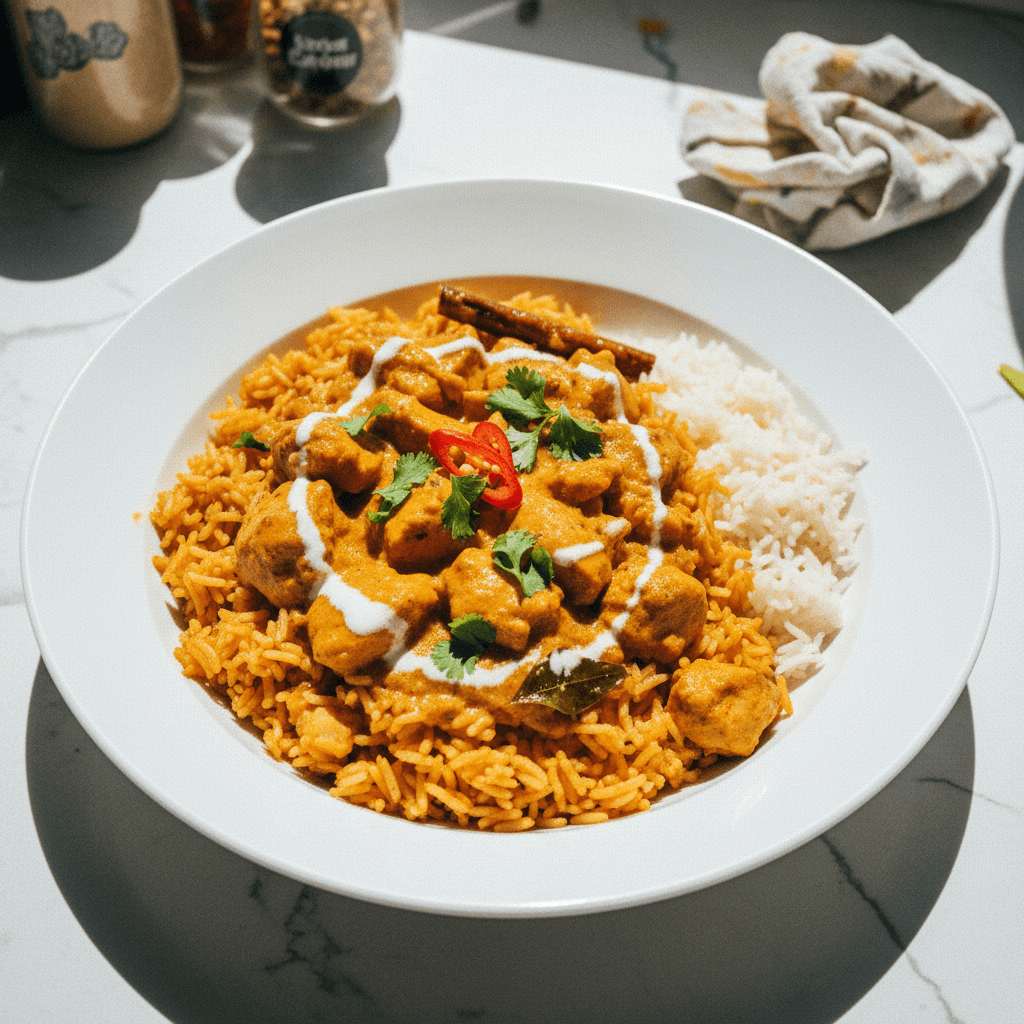 Butter Chicken Rice