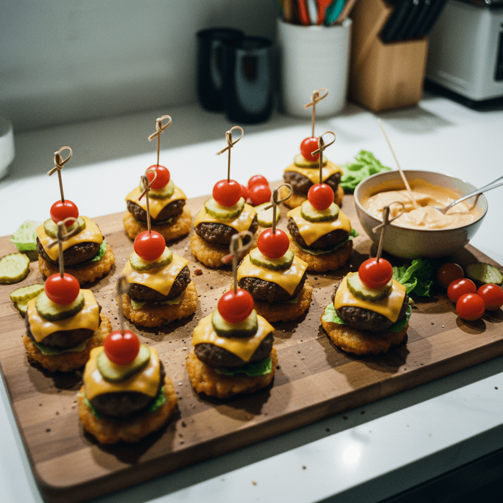 Game Day Mini Burger Bites