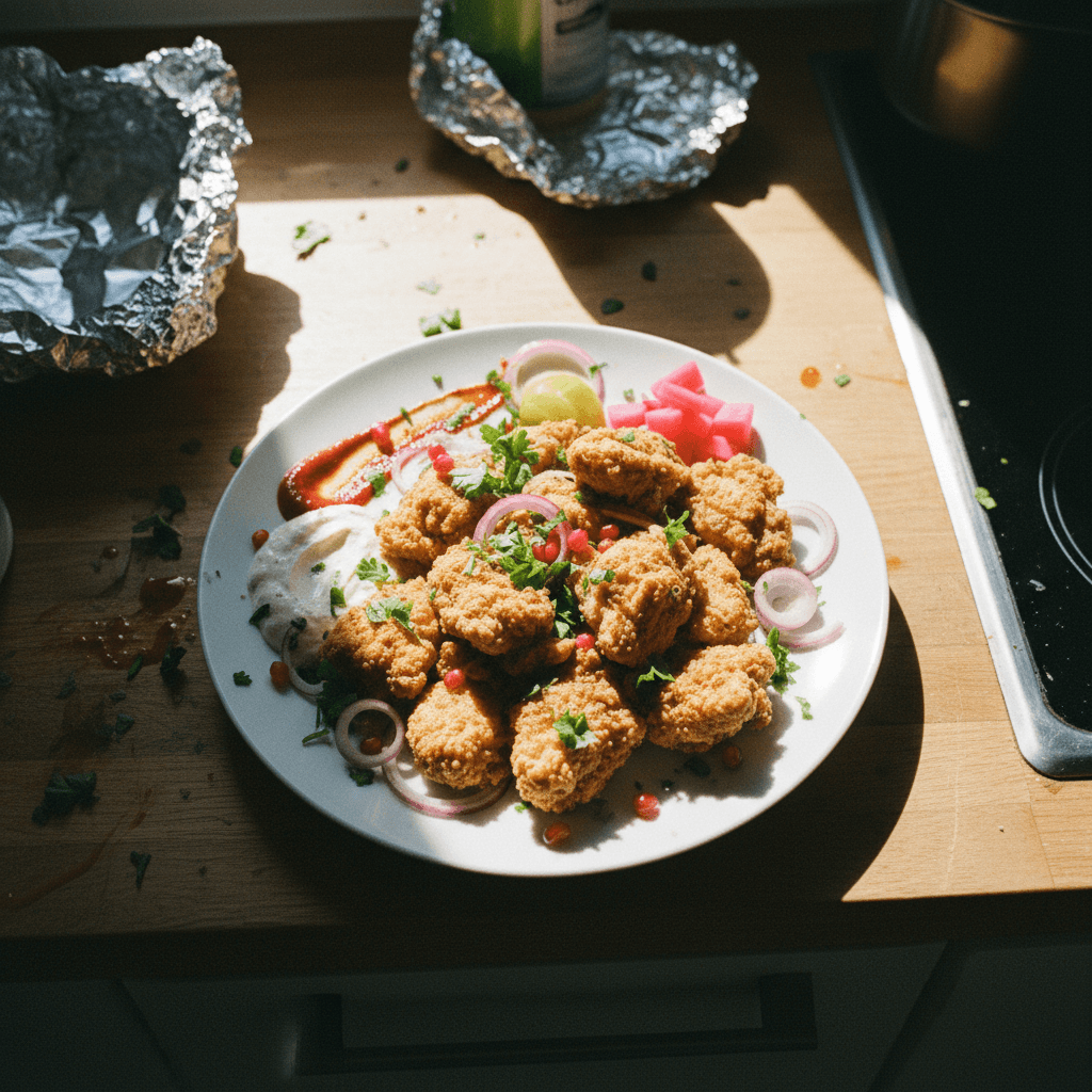 Crispy Chicken Shawarma