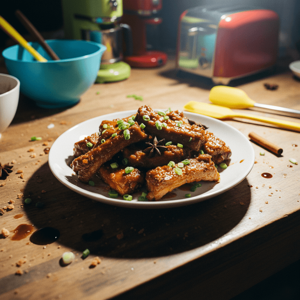 Sticky Caramelized Pork Ribs