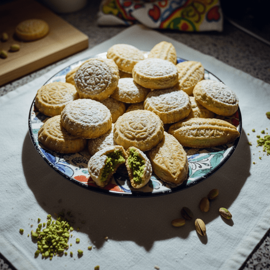 المعمول العيد بالفستق