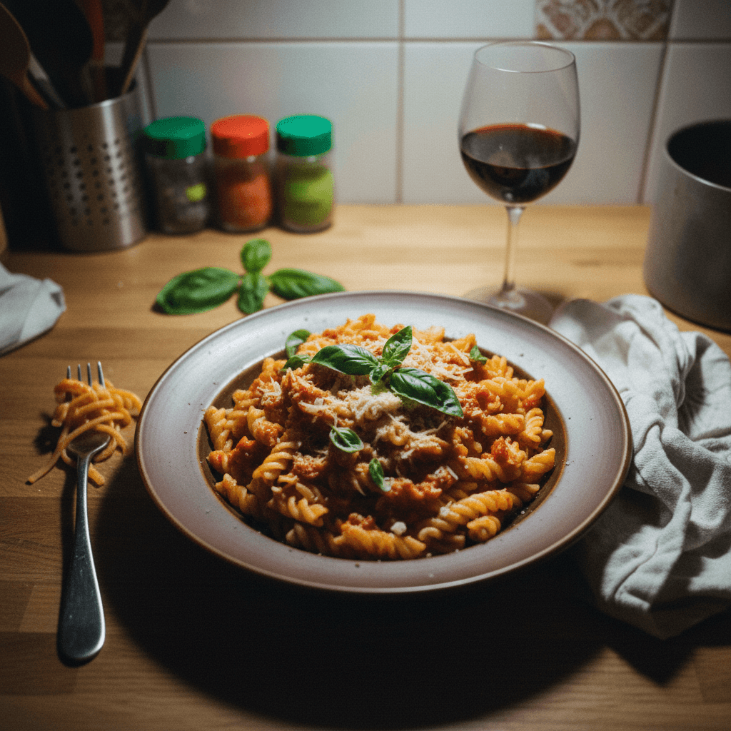 Creamy Tomato Pasta with Italian Sausage