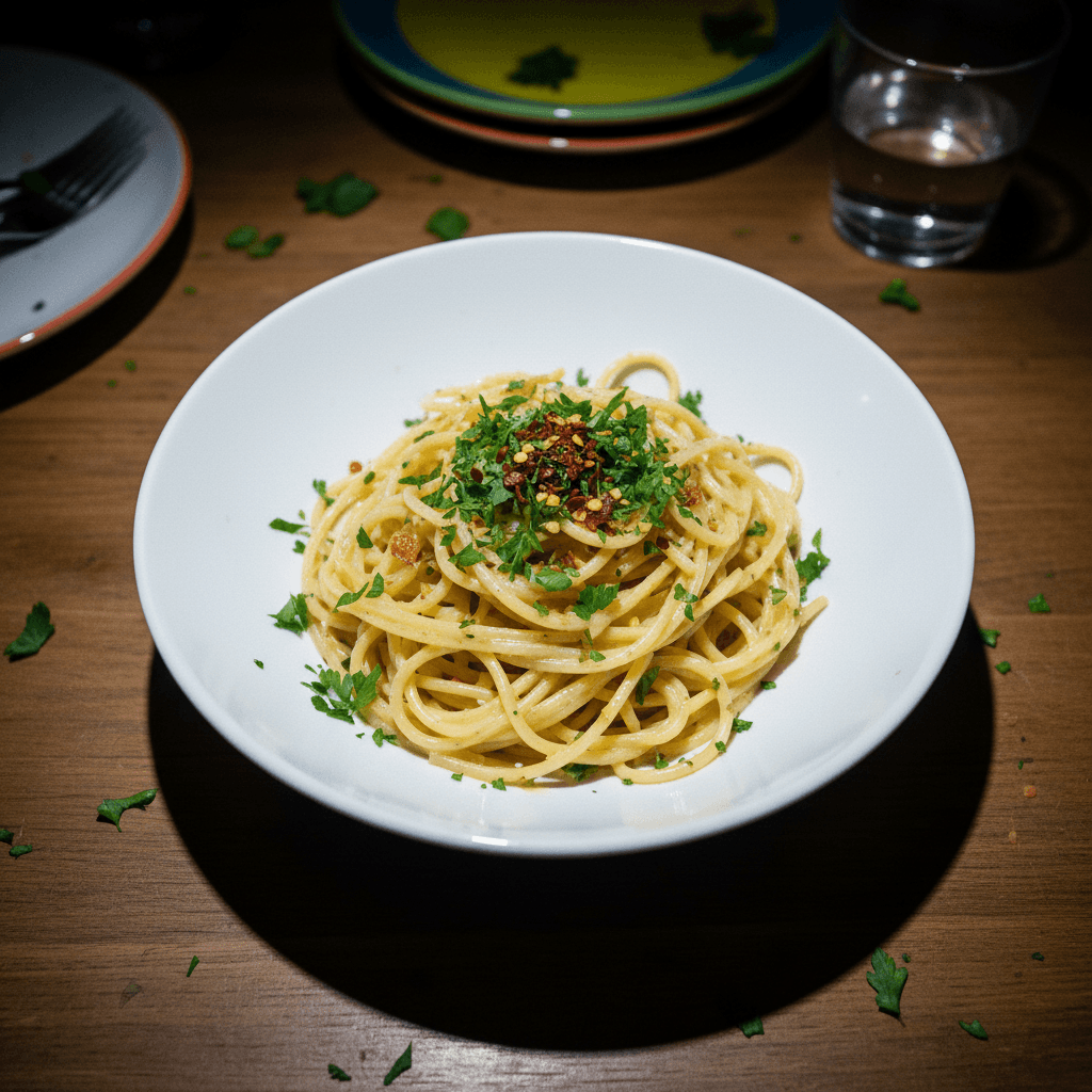 Aglio e Olio (Garlic Cream Sauce)