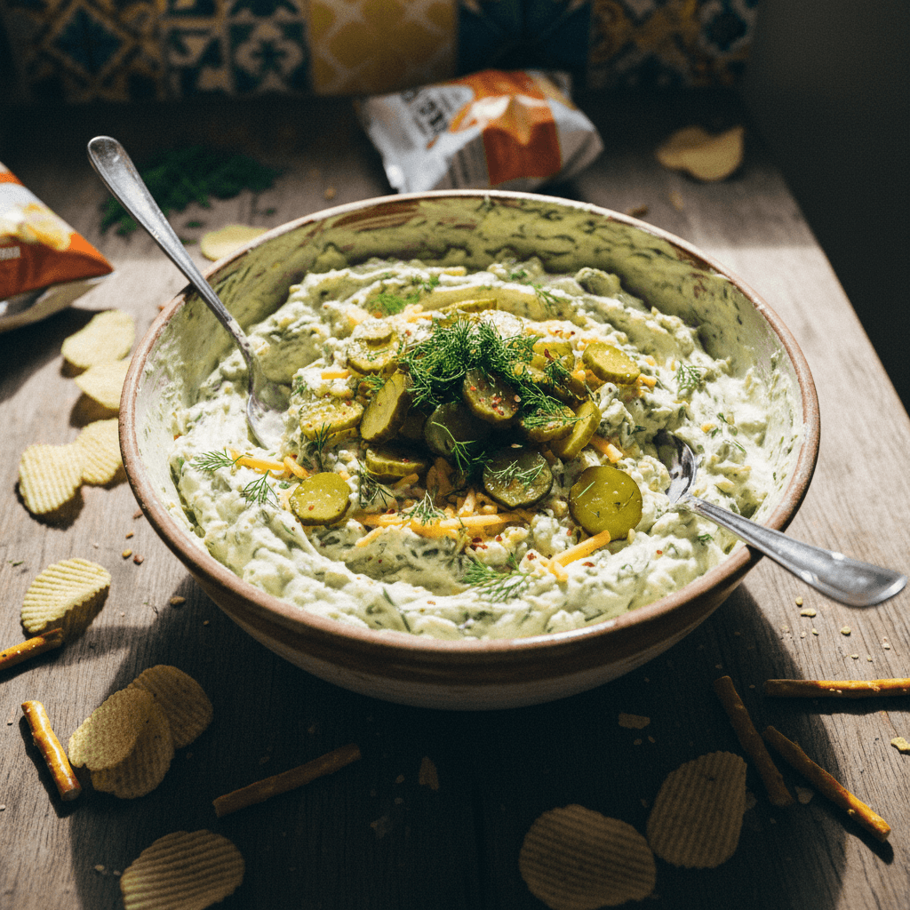 Loaded Dill Pickle Dip