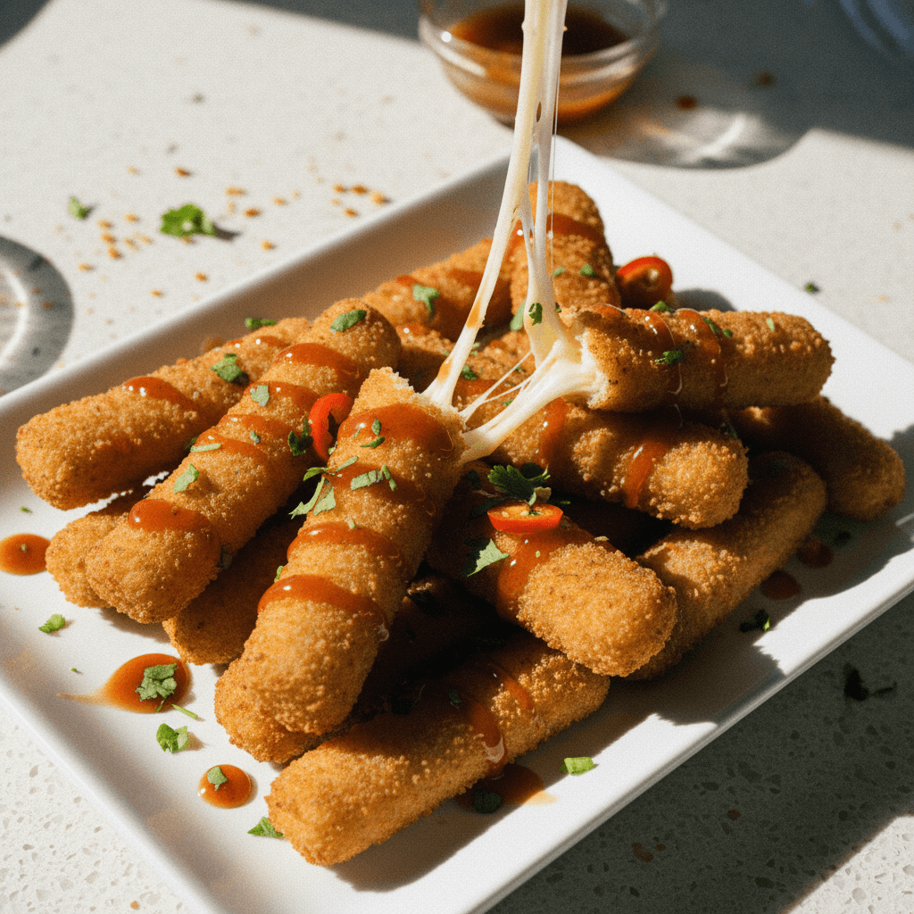 Chili's Homemade Honey Chipotle Mozzarella Sticks