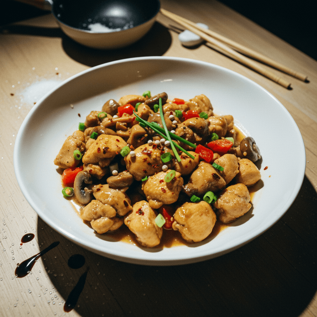 Pollo al Champiñón