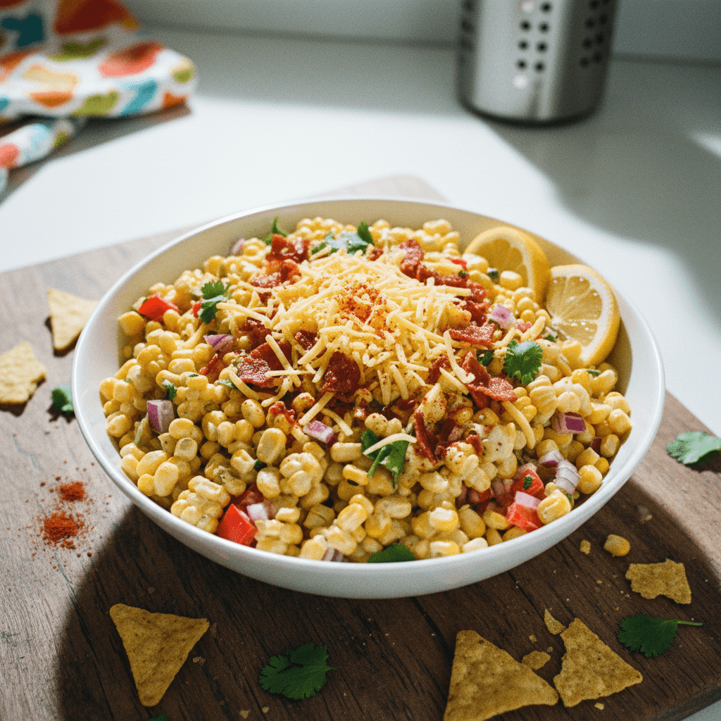 Creamy Corn and Bacon Salad