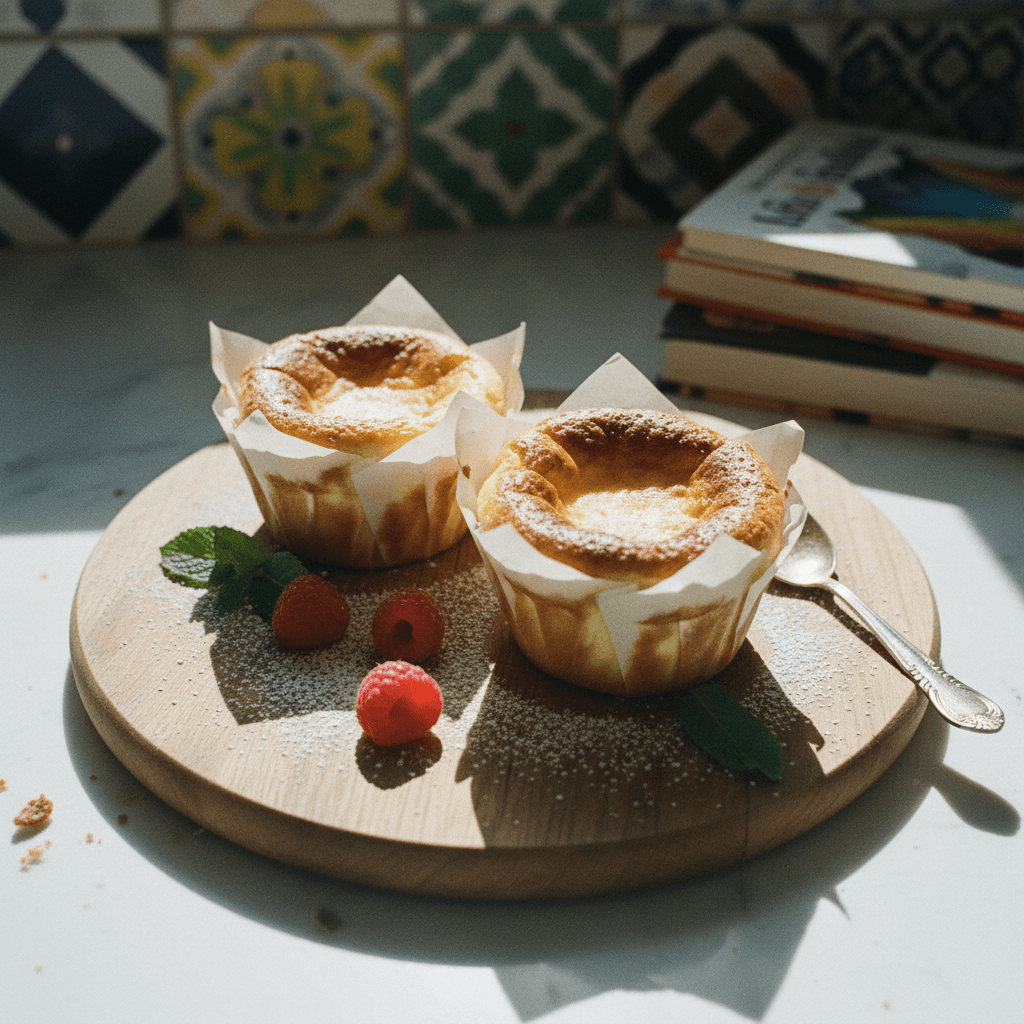 Little Basque Cheesecakes