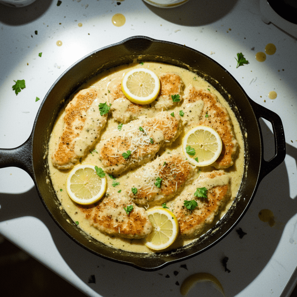 Creamy Lemon Garlic Chicken
