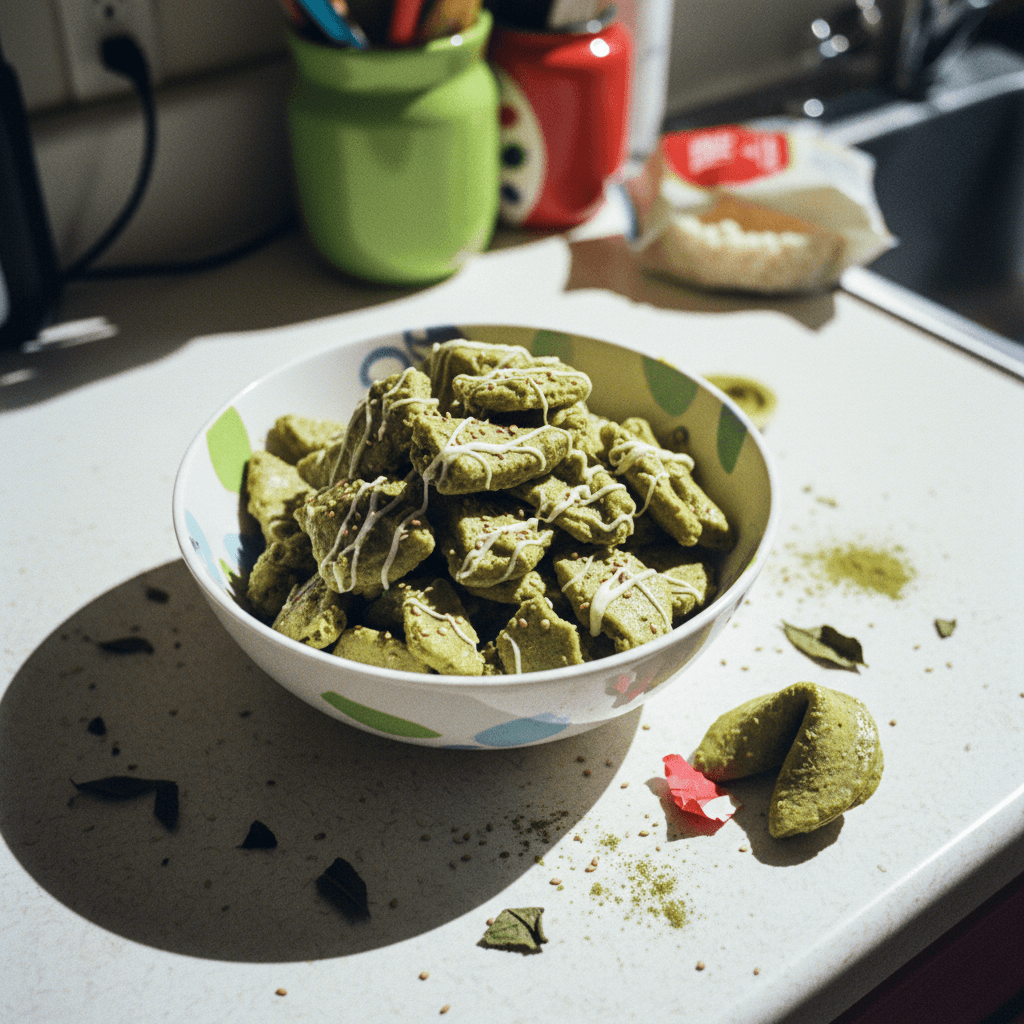 Matcha Glazed Fortune Cookie Crunch