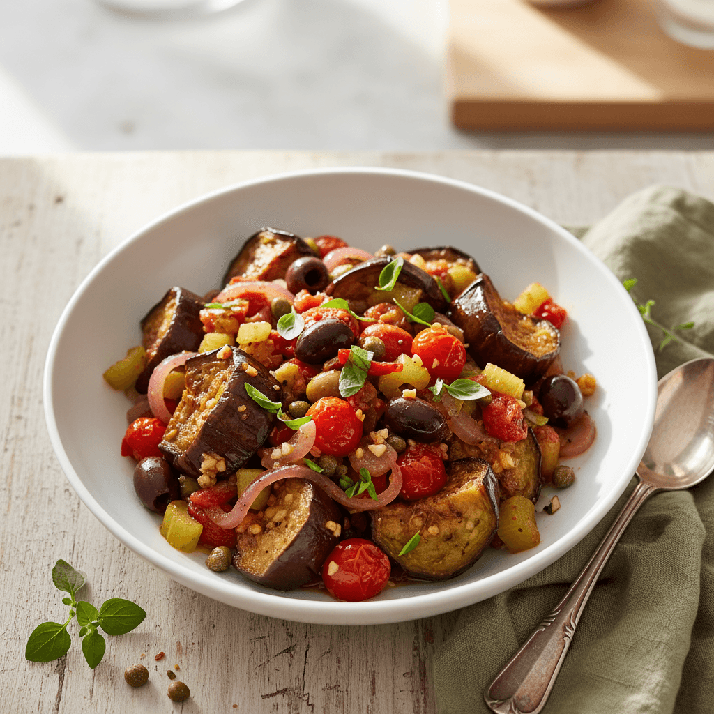 Roasted Eggplant Caponata