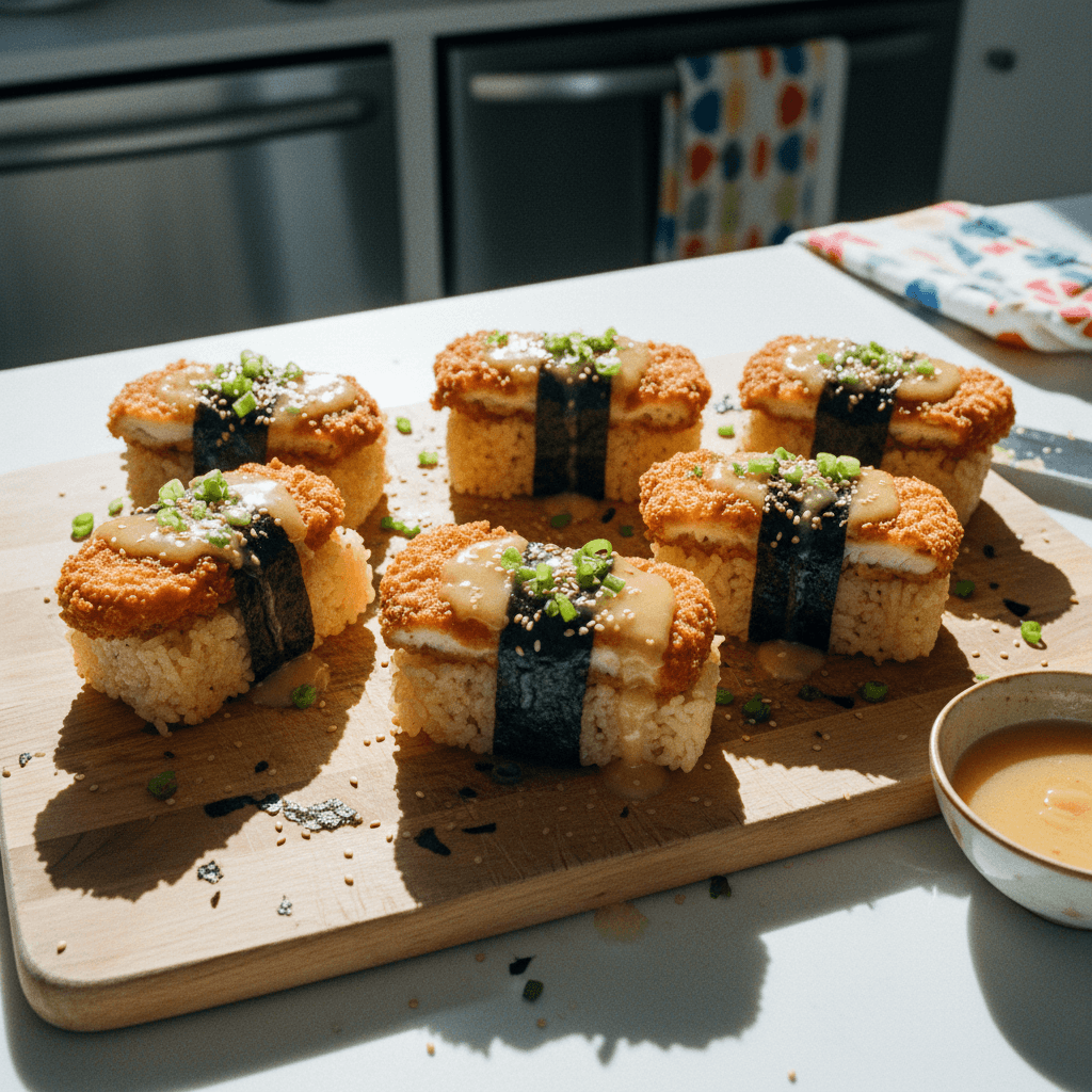 Honey Butter Katsu Musubi