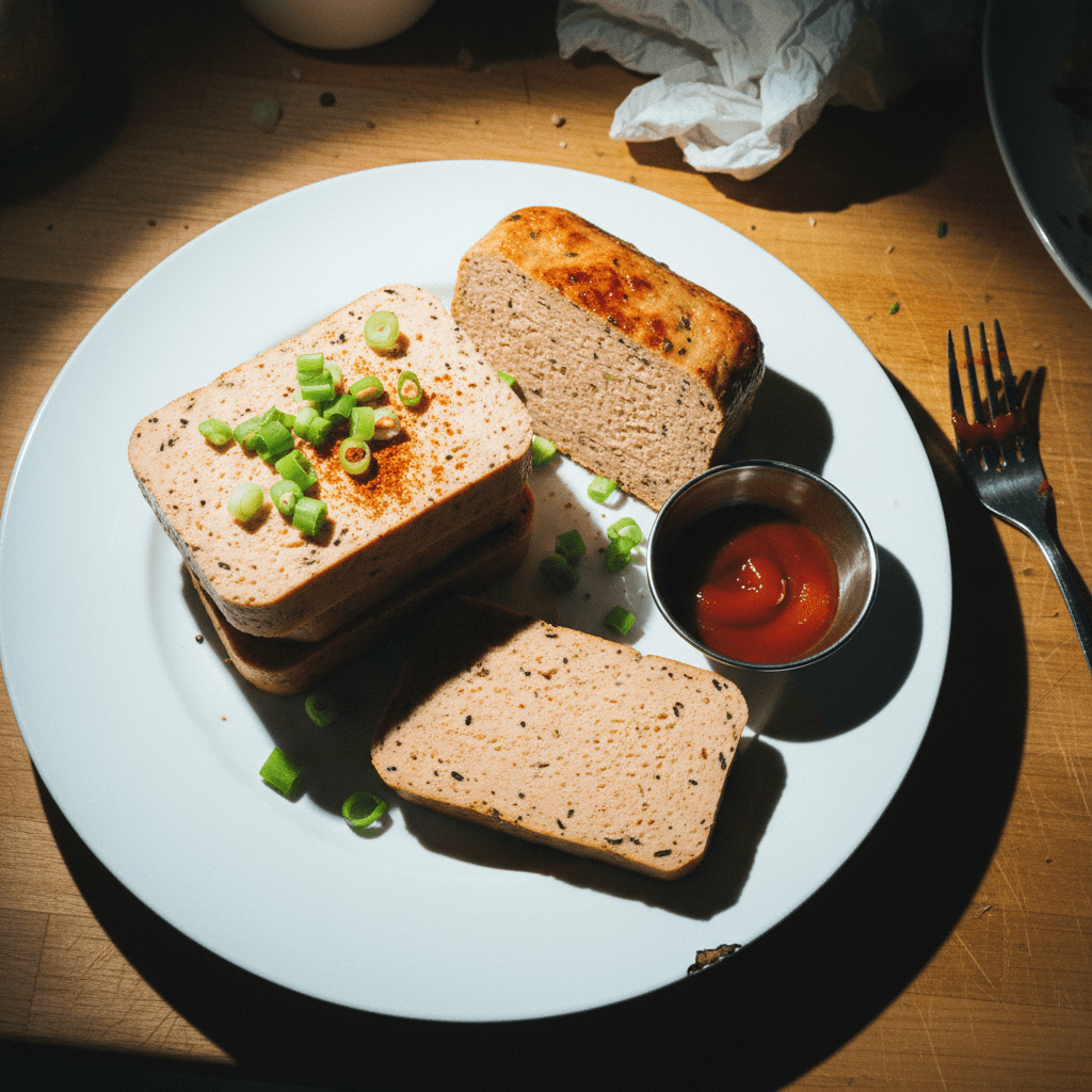 Homemade Chicken Meatloaf (Spam-Style)