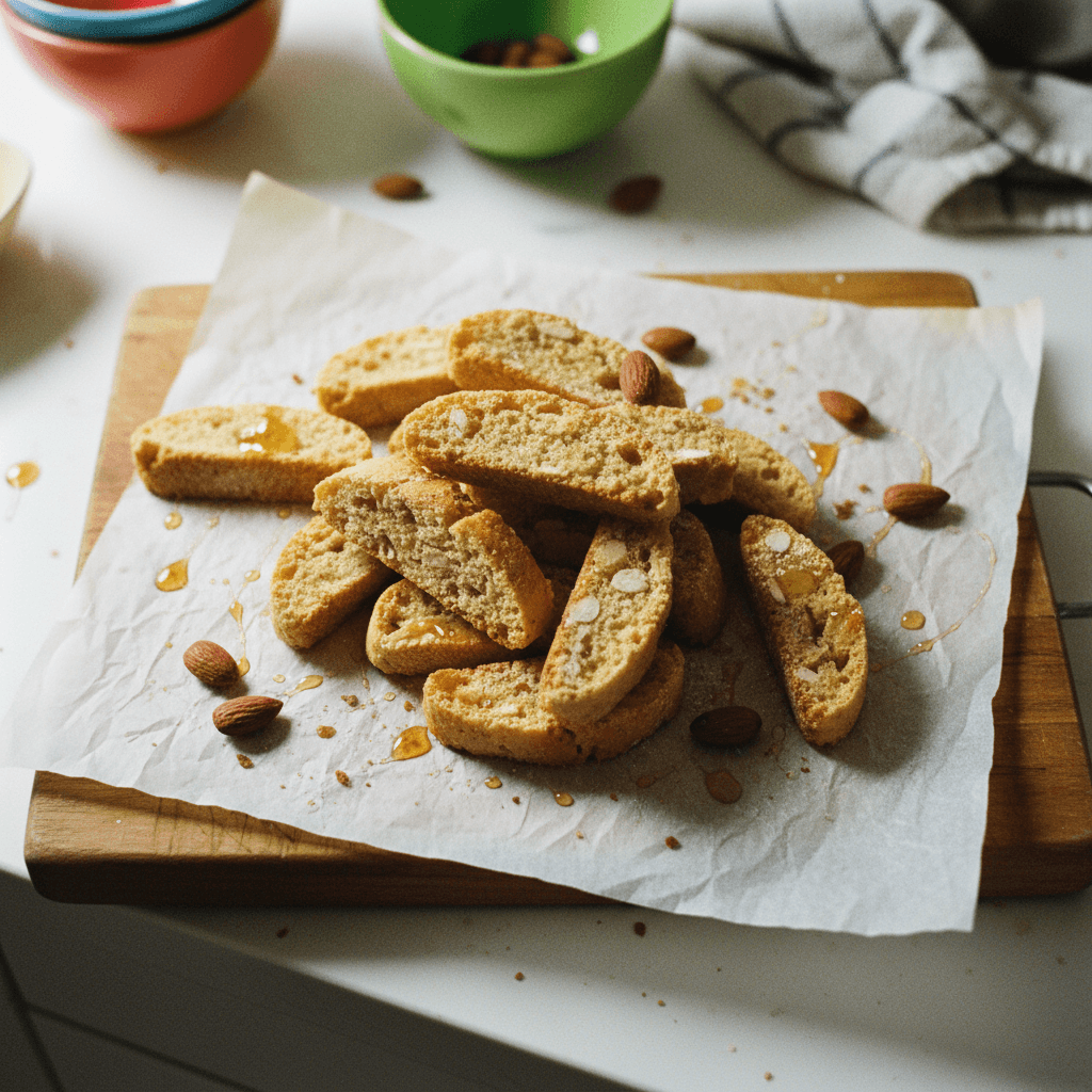 Honey Almond Biscotti