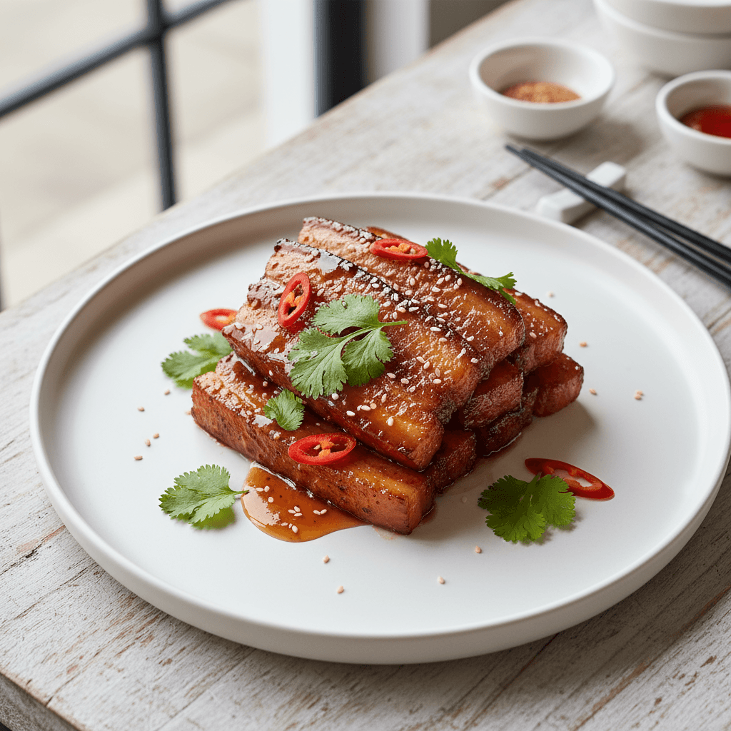 Honey Soy Glazed Pork Belly