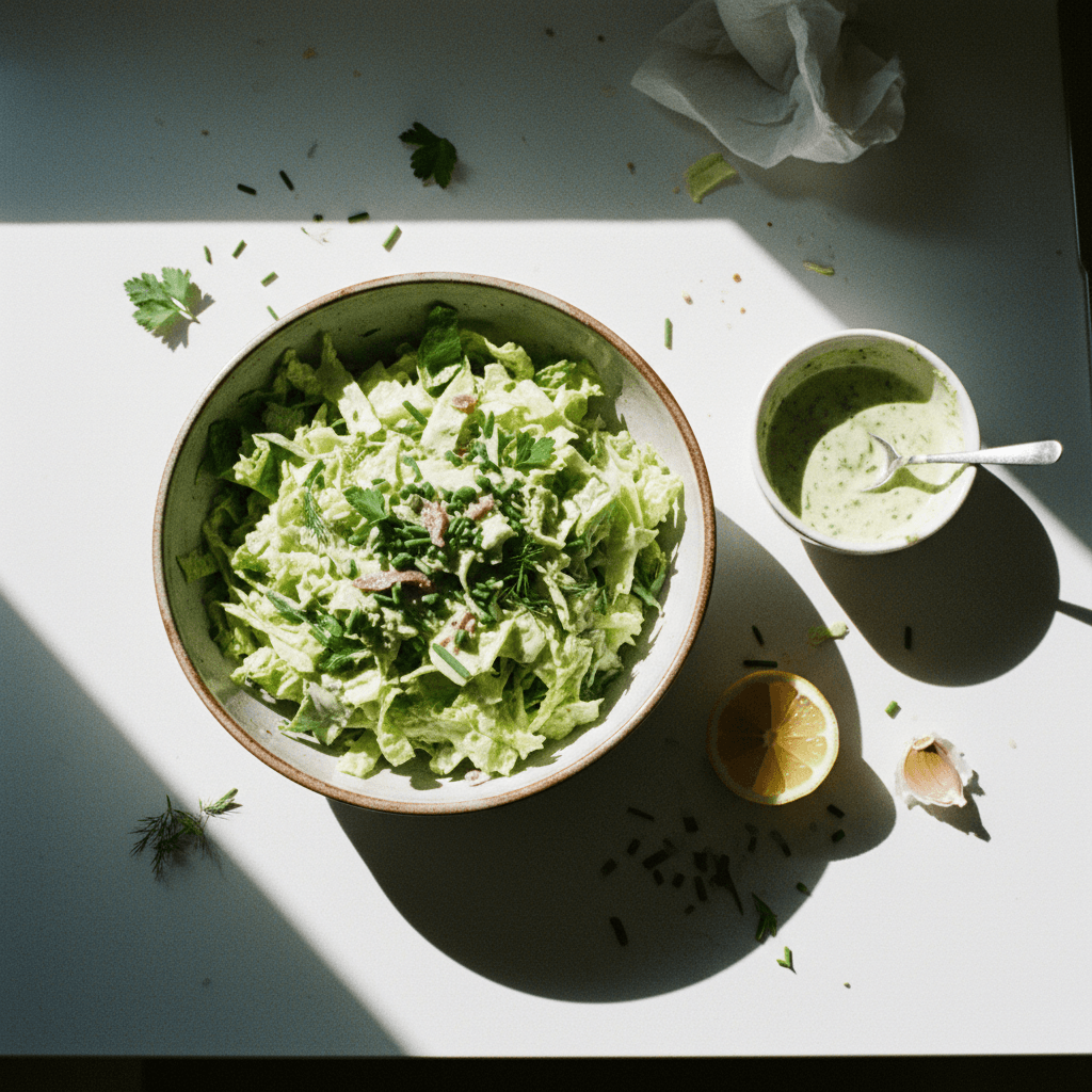 Green Goddess Salad and Dressing