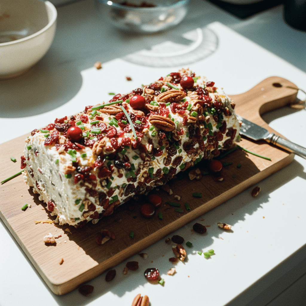 Cranberry Cheese Ball (or Log)