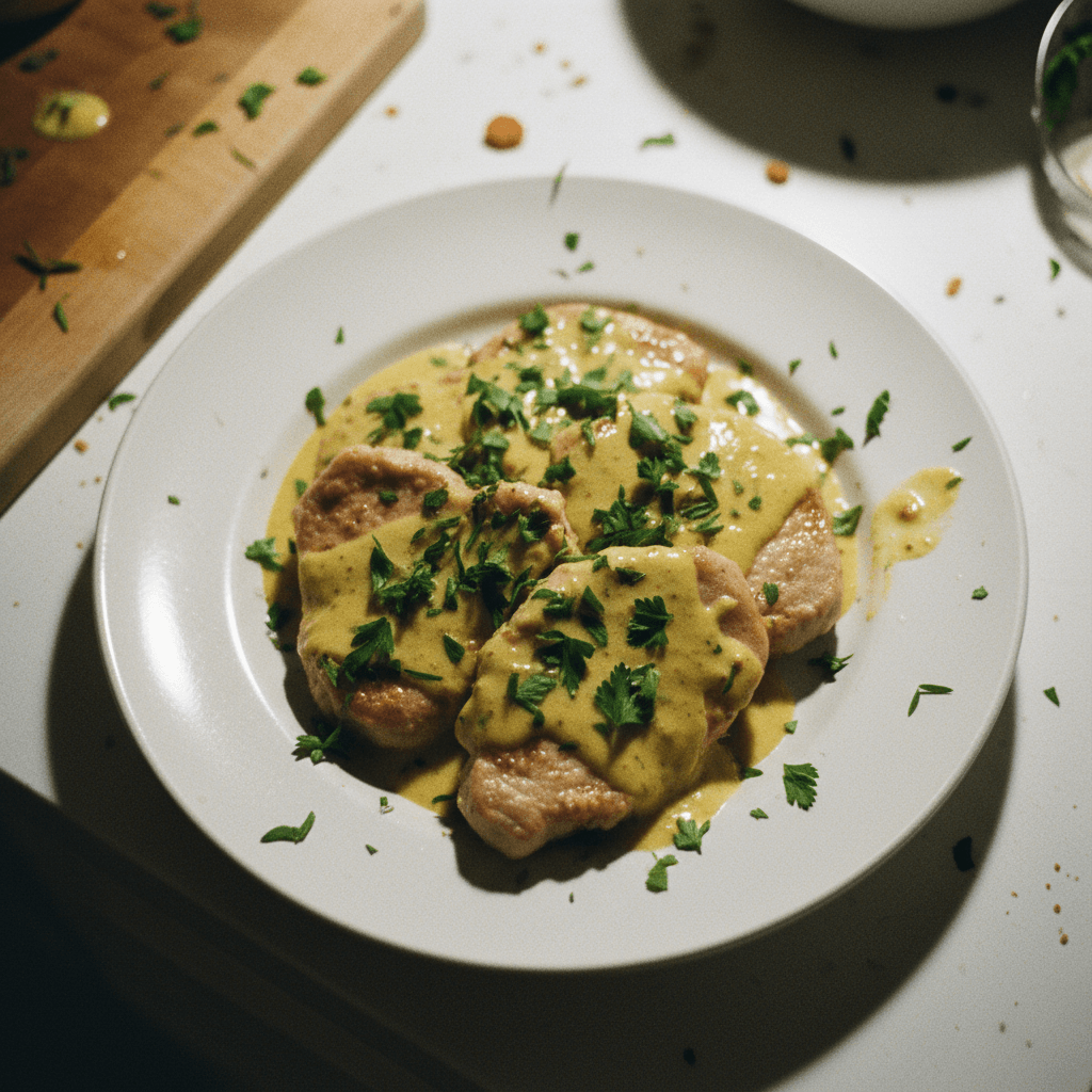 Creamy Mustard Pork Chops