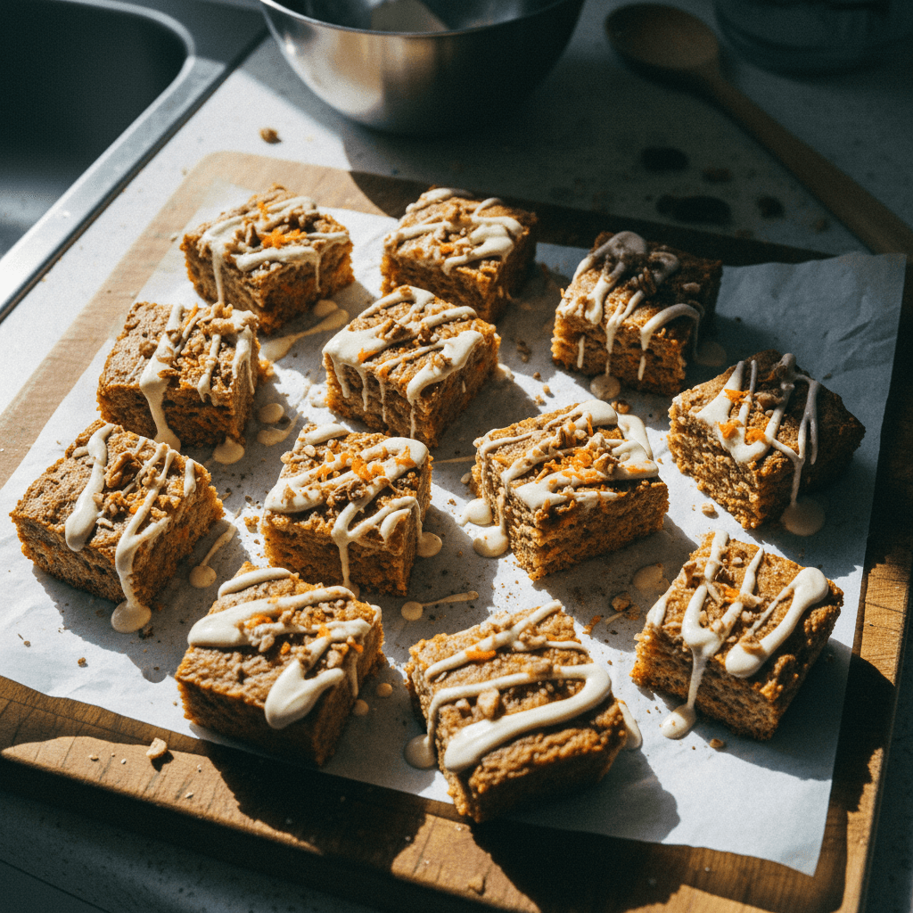Carrot Cake Protein Bars