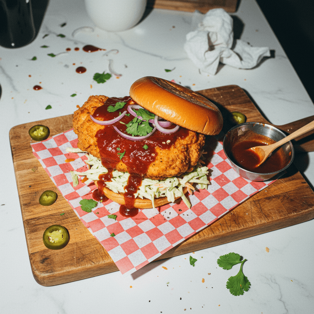 Spicy BBQ Chicken Sandwich!