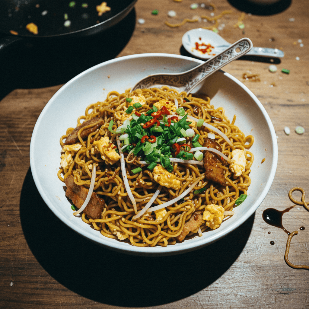 15-Minute Pan-Fried Noodles (Yakisoba Style)