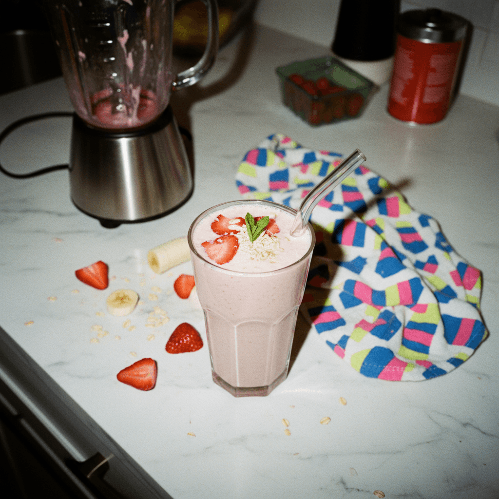 Strawberry Banana Power Smoothie